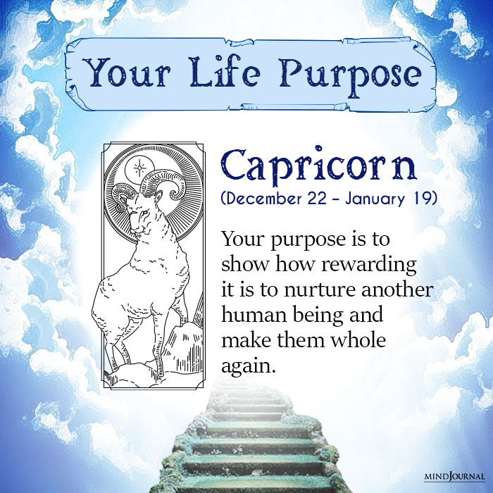 life purpose capricon