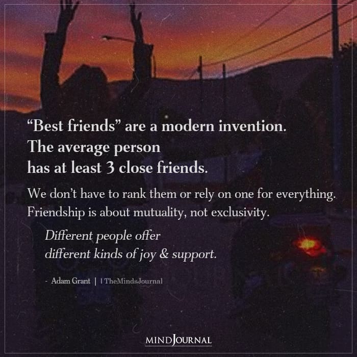 Friendship Is About Mutuality Not Exclusivity