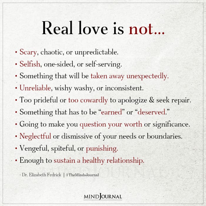 Real Love Is Not