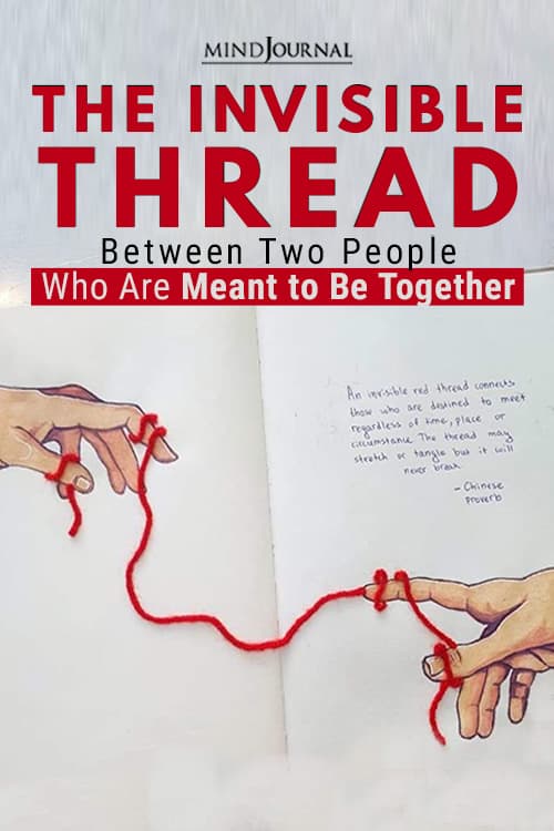 Invisible Thread Between Two People Who Are Meant to Be Together Pin