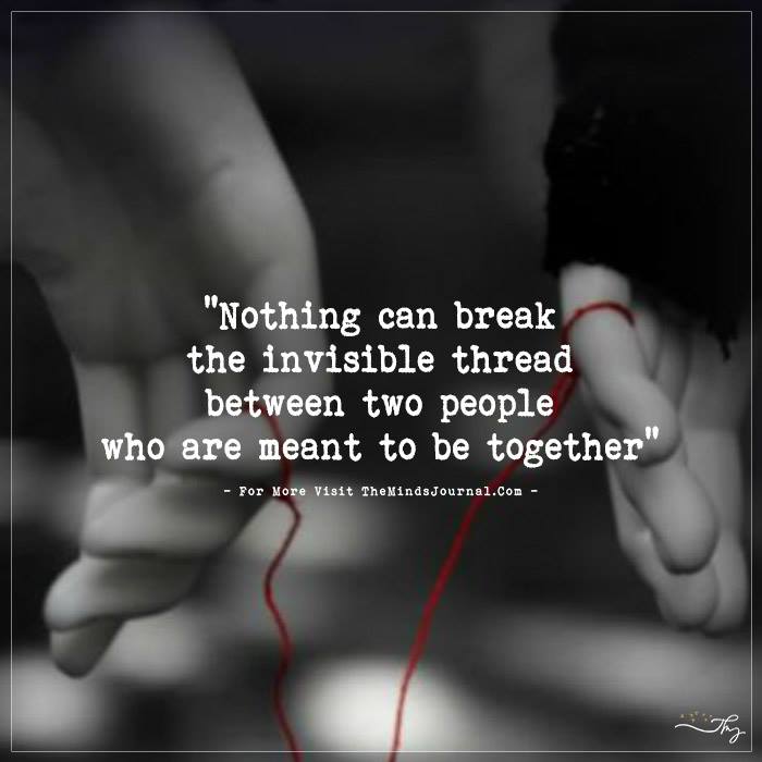 Invisible Thread Between Two People