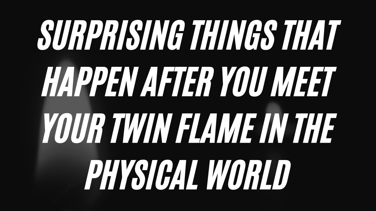 Intense Things That Happen When You Meet Your Twin Flame