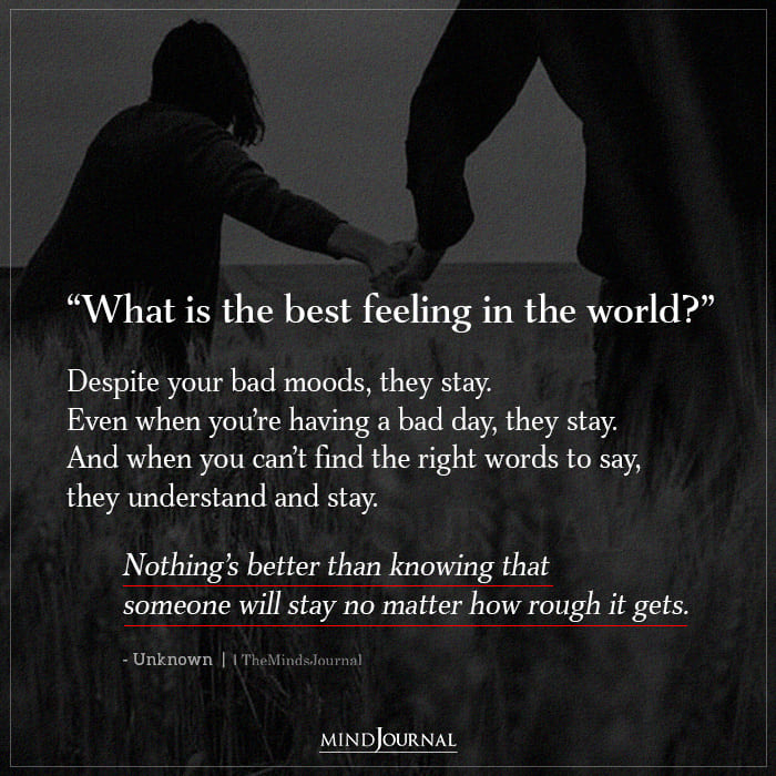 What Is The Best Feeling In The World