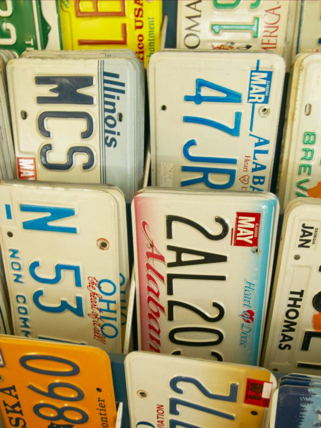 united states license plates