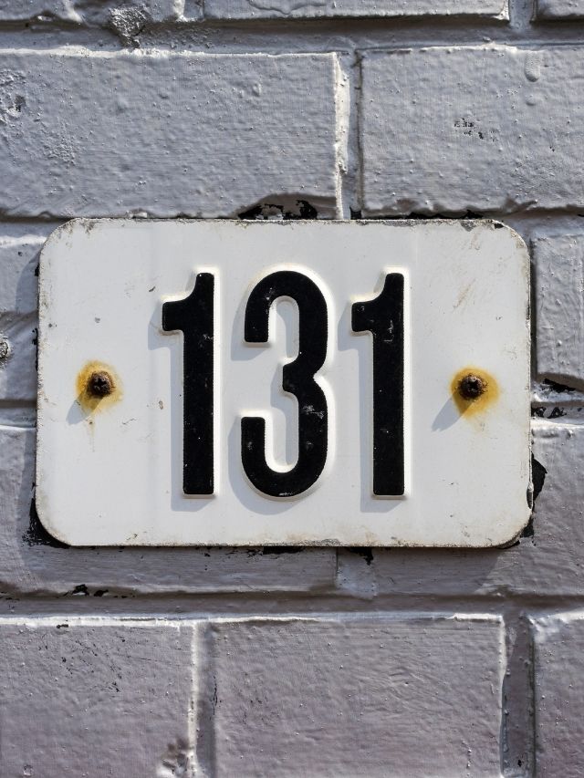 131 rusty house number