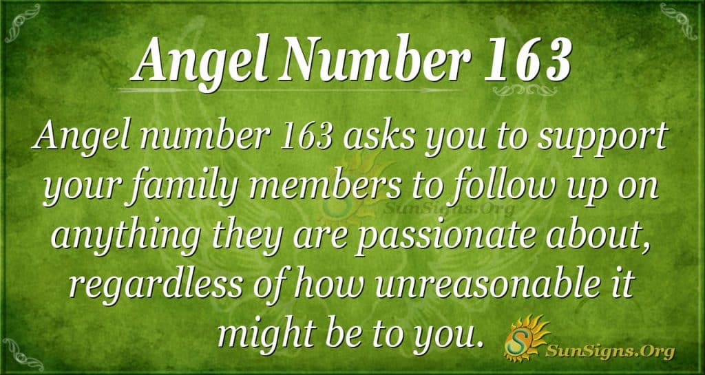 angel number 163