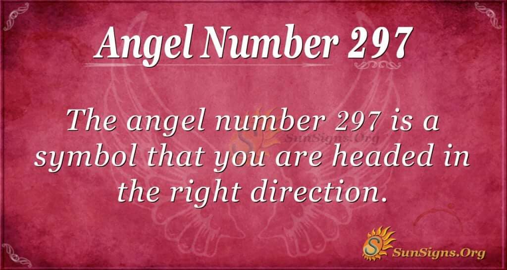 Angel Number 297
