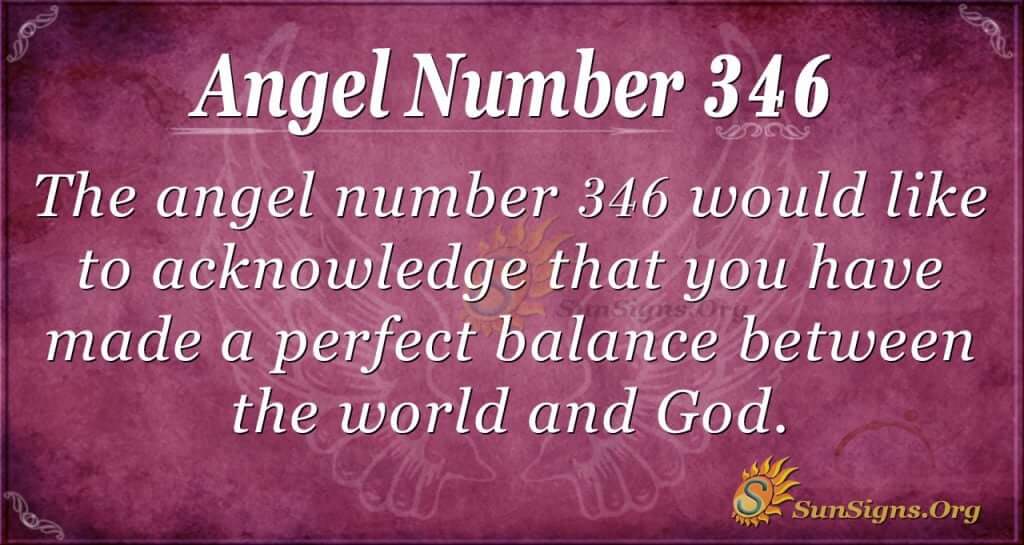 Angel Number 346