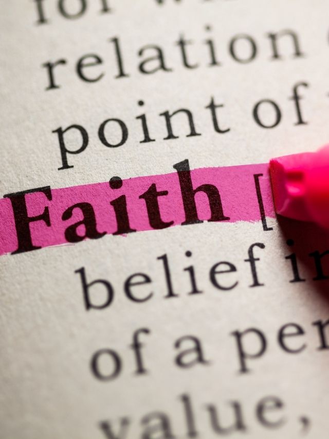 faith highlighted in pink