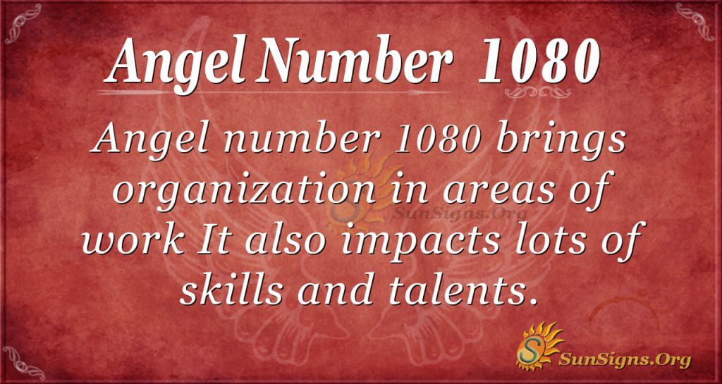 angel number 1080