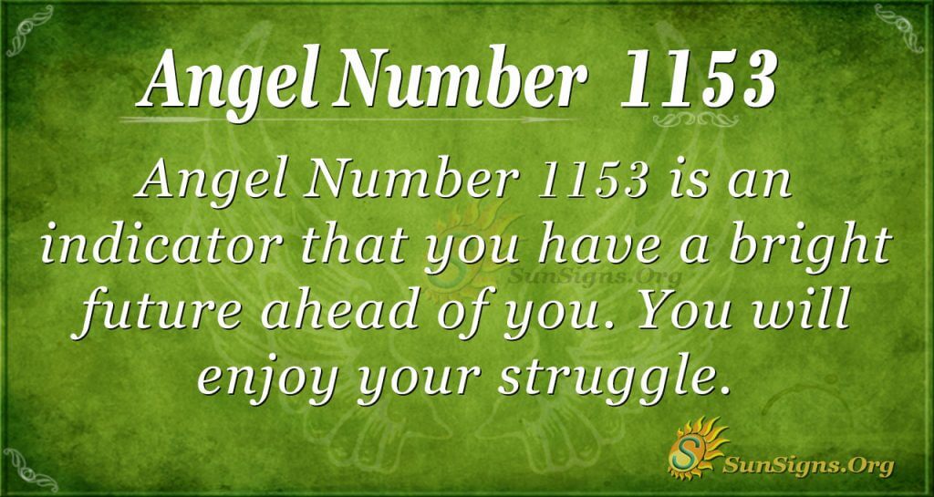 angel number 1153