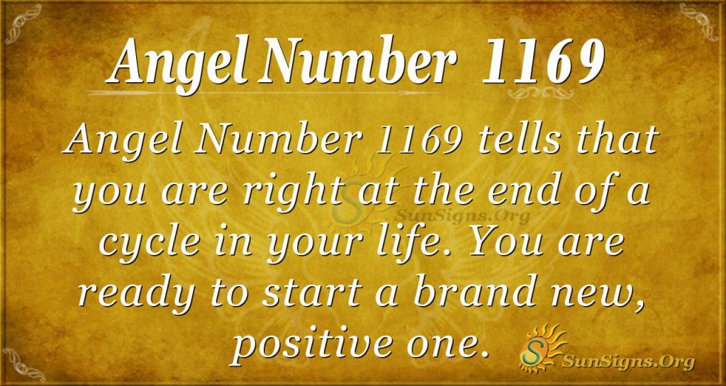 angel number 1169
