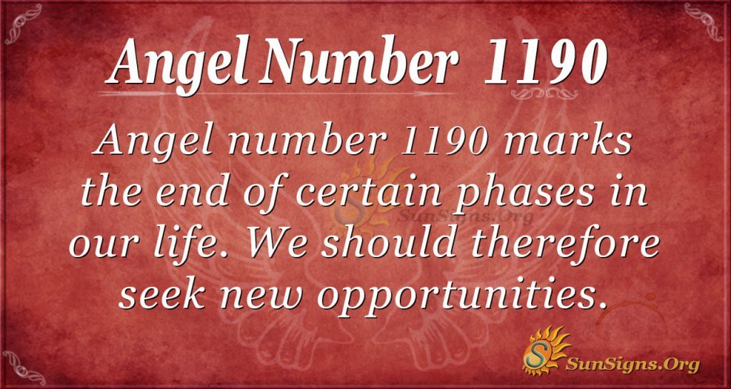 angel number 1190