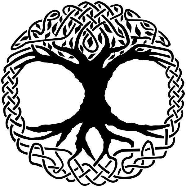 Celtic mandala - tree of life 