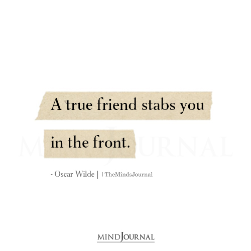 A True Friend Stabs