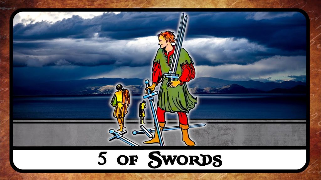 Tarot Card Five Of Swords Tarot Card Meanings Numerologybox Com   Maxresdefault 4 1024x576 