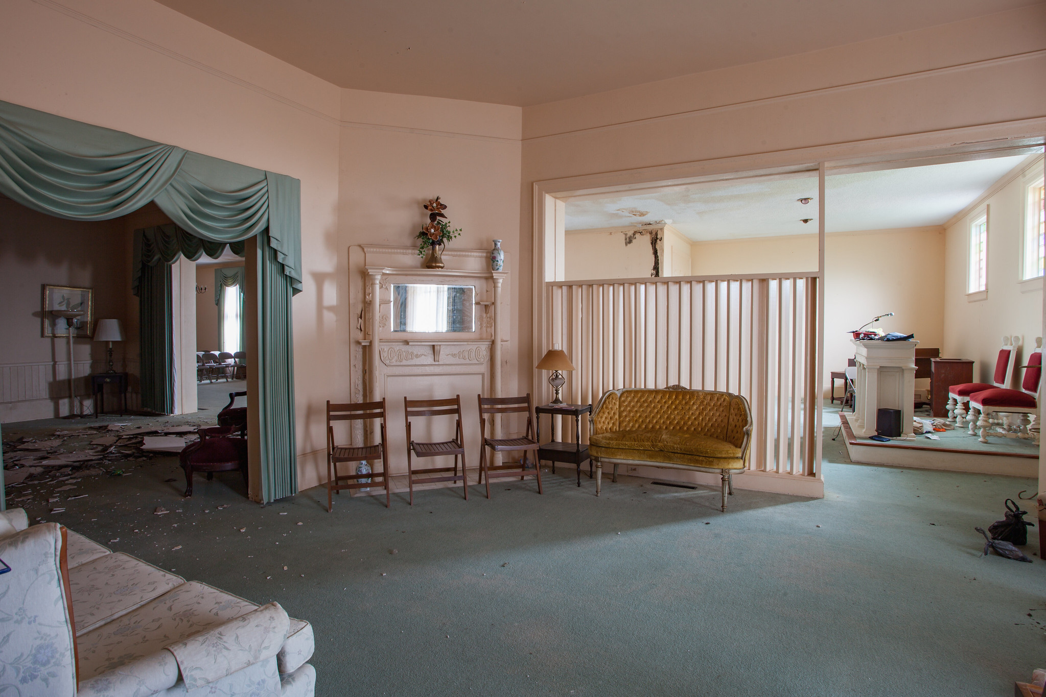 abandoned funeral home